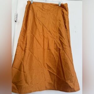 Nanette Dark Mustard Midi Skirt